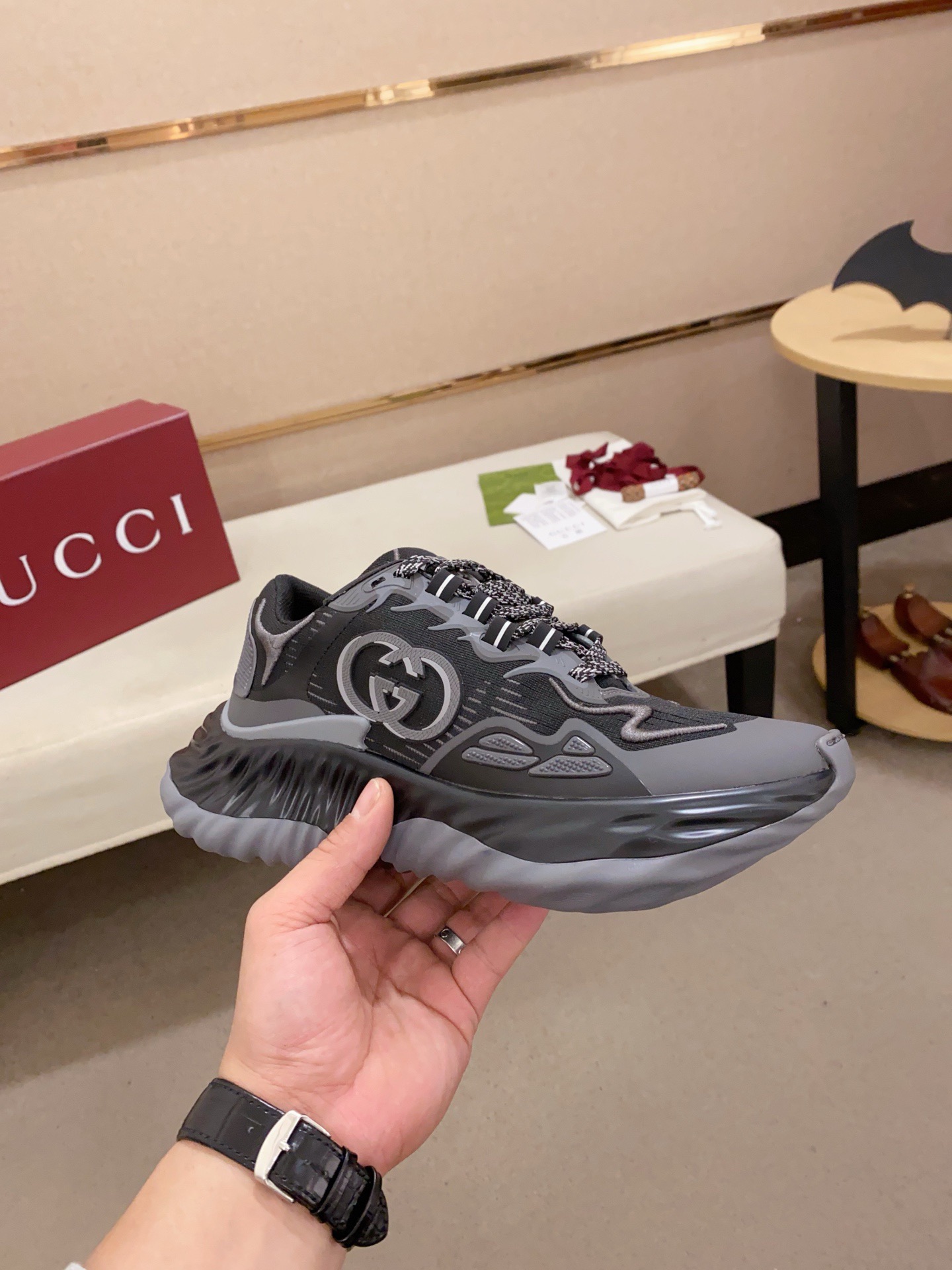 Men Women G*ucci Top Sneaker