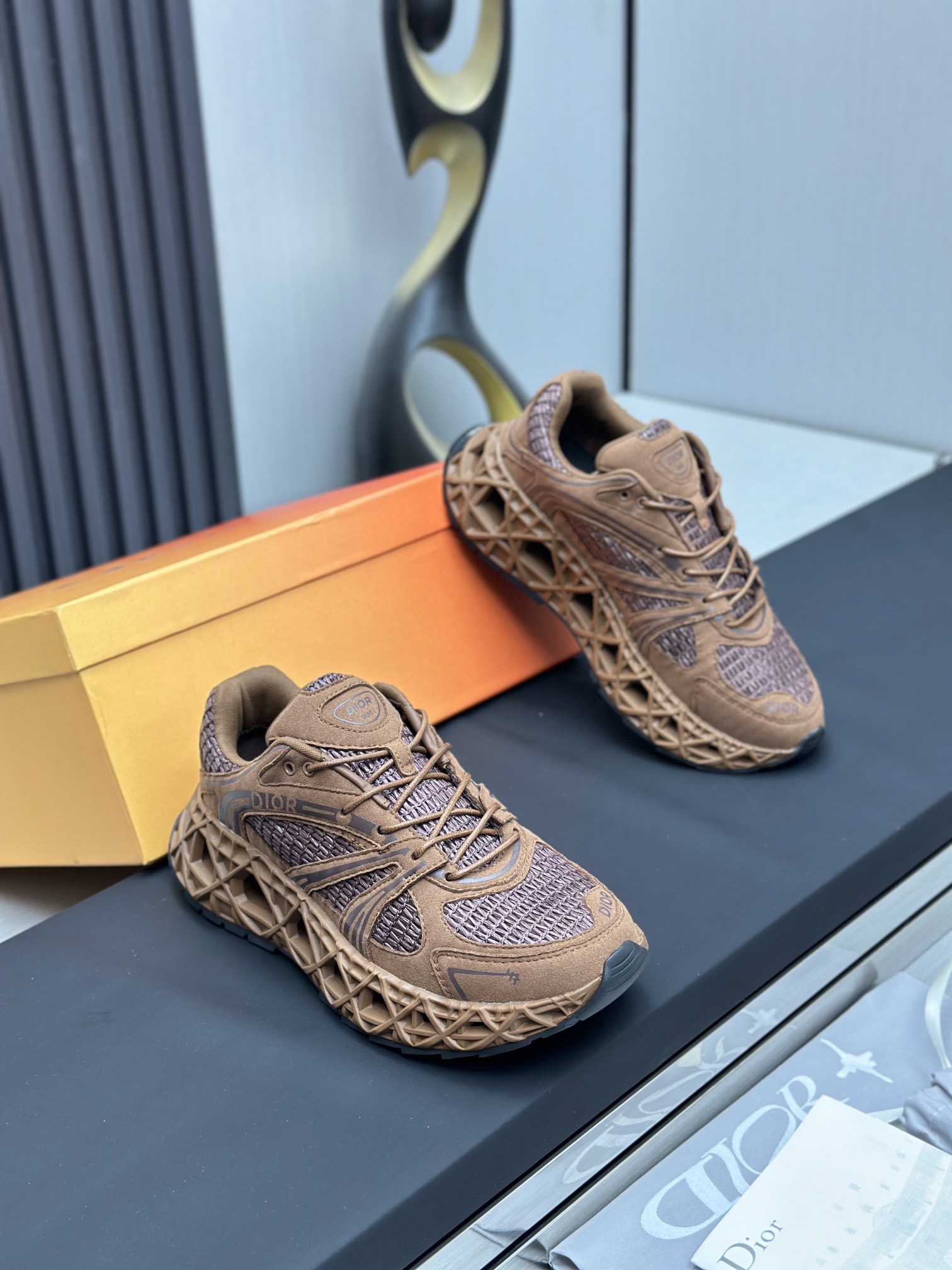 Men D*ior Top Sneaker（）