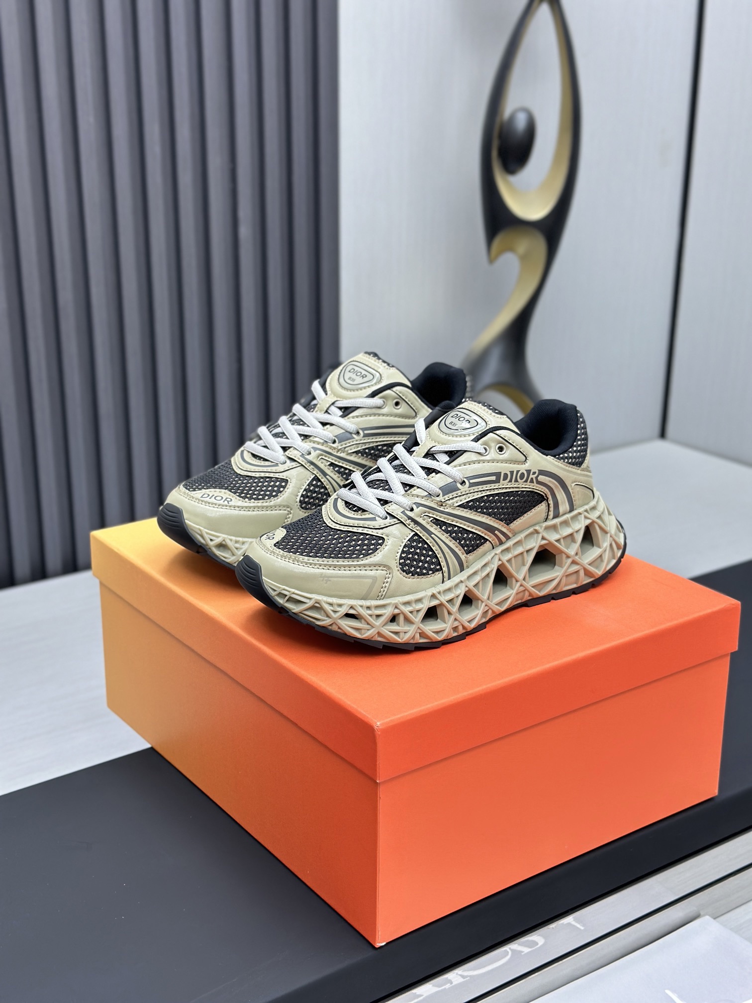 Men D*ior Top Sneaker（）