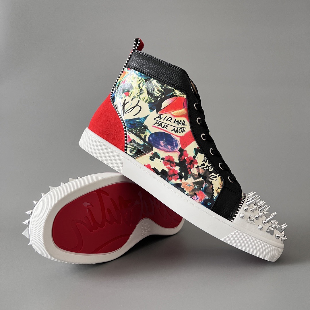 C*hristian ·Louboutin men women TOP sneakers