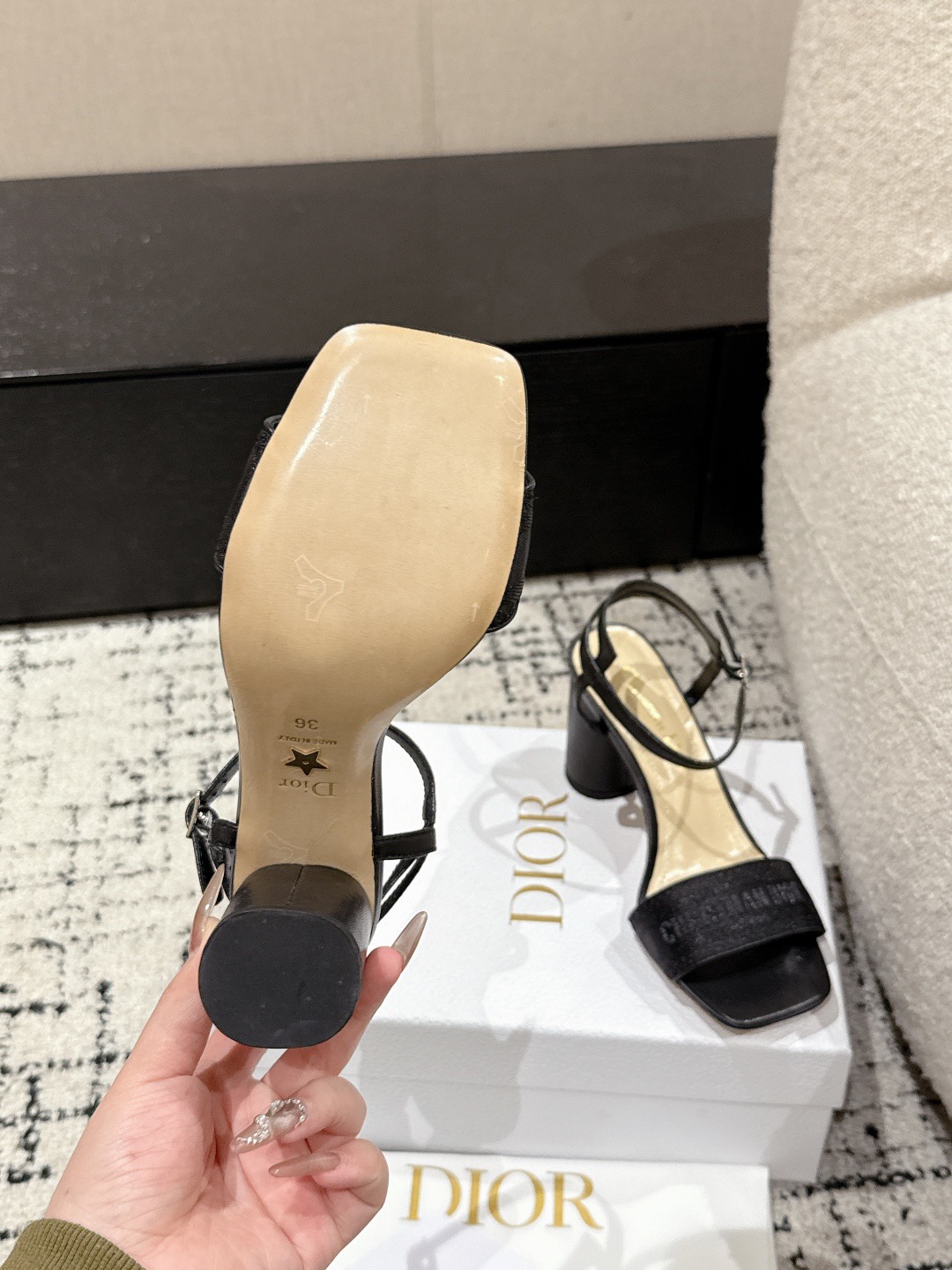 Women D*ior Top Quality Sandals