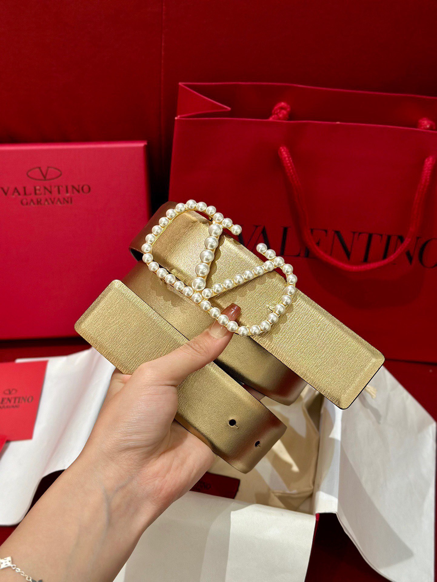 V*alentino Belts Top Quality