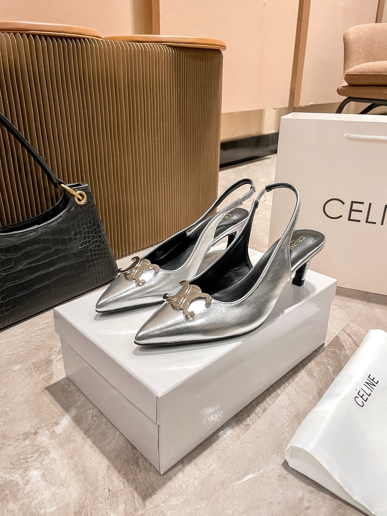 Women Top Quality C*eline shoes 5cm