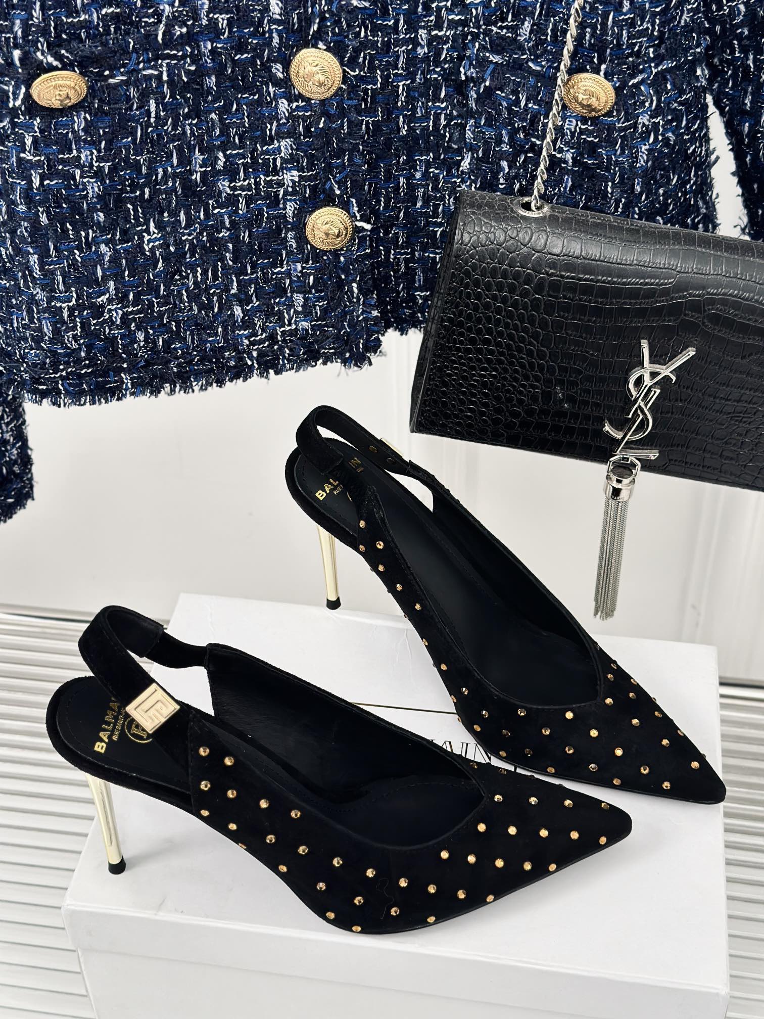 Women Top Quality B*almain shoes 10.5cm