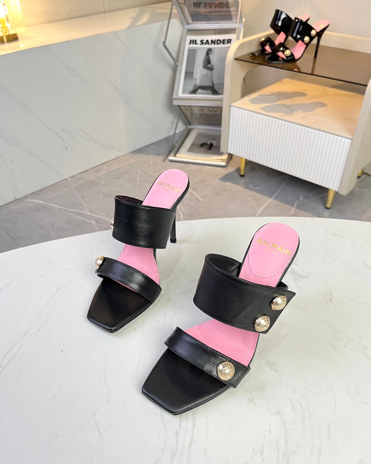 Women Top Quality B*almain shoes 10.5cm