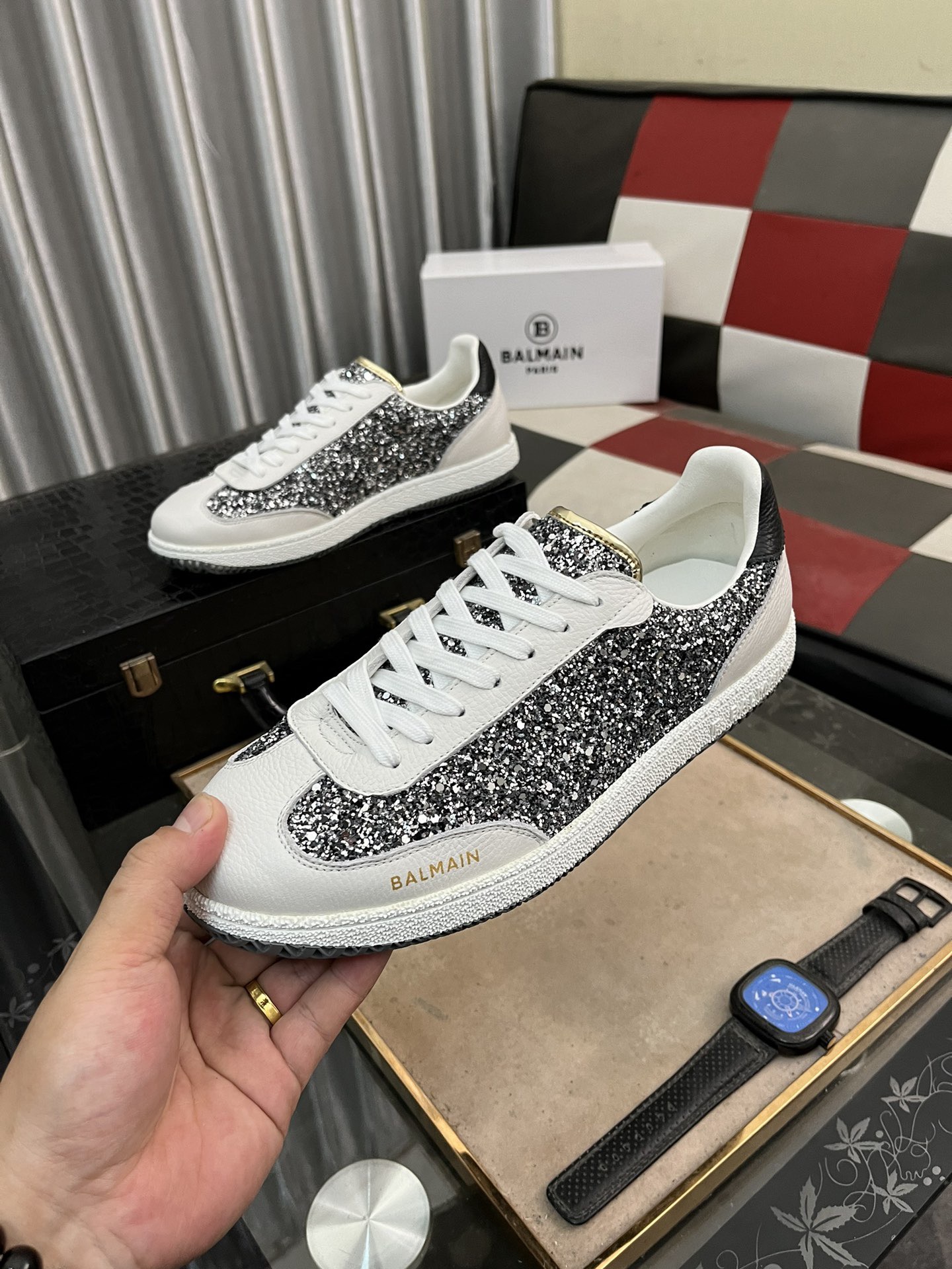 Women Men Top Quality B*almain shoes