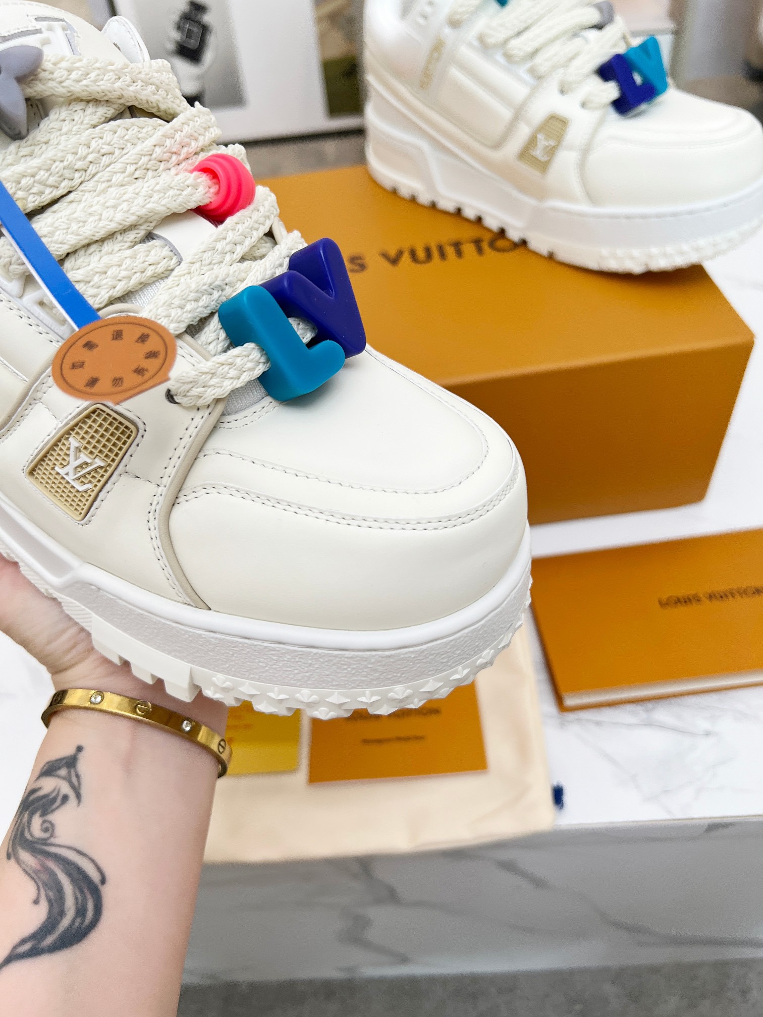 Men Women L*ouis V*uitton Top Sneaker L*V Trainer size 35-46