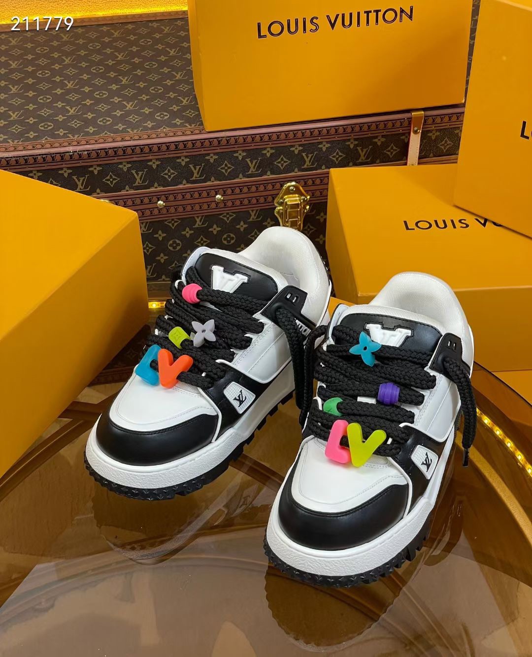 Men Women L*ouis V*uitton Top Sneaker L*V Trainer size 35-46