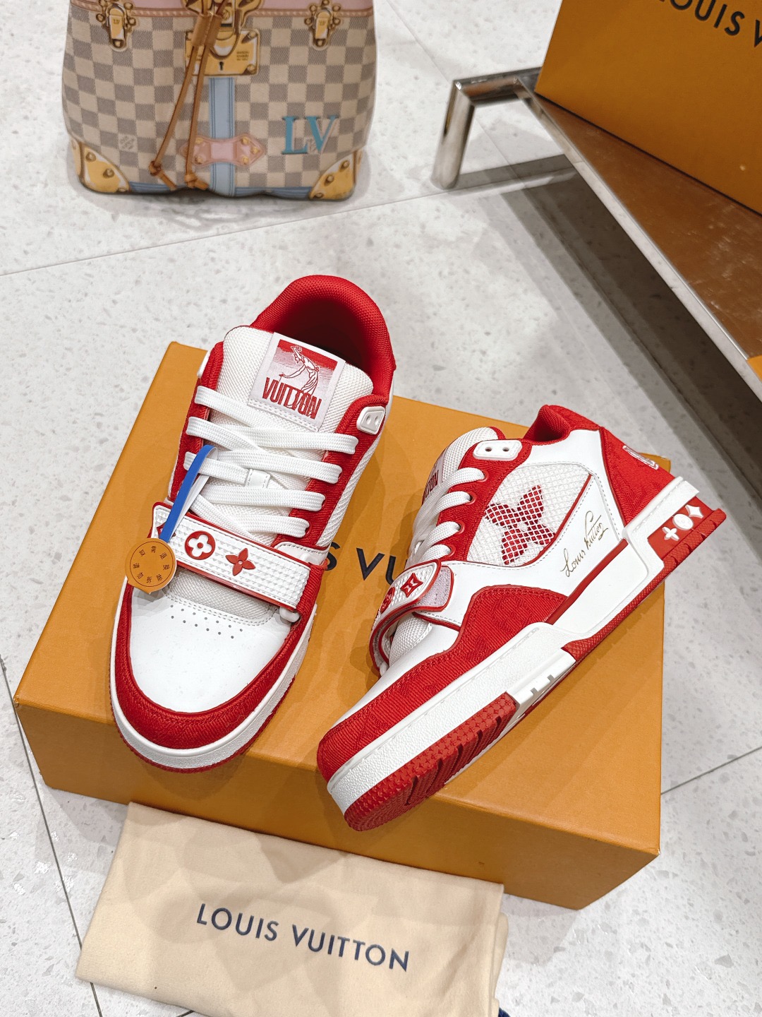 Men Women L*ouis V*uitton Top Sneaker L*V Trainer size 35-46