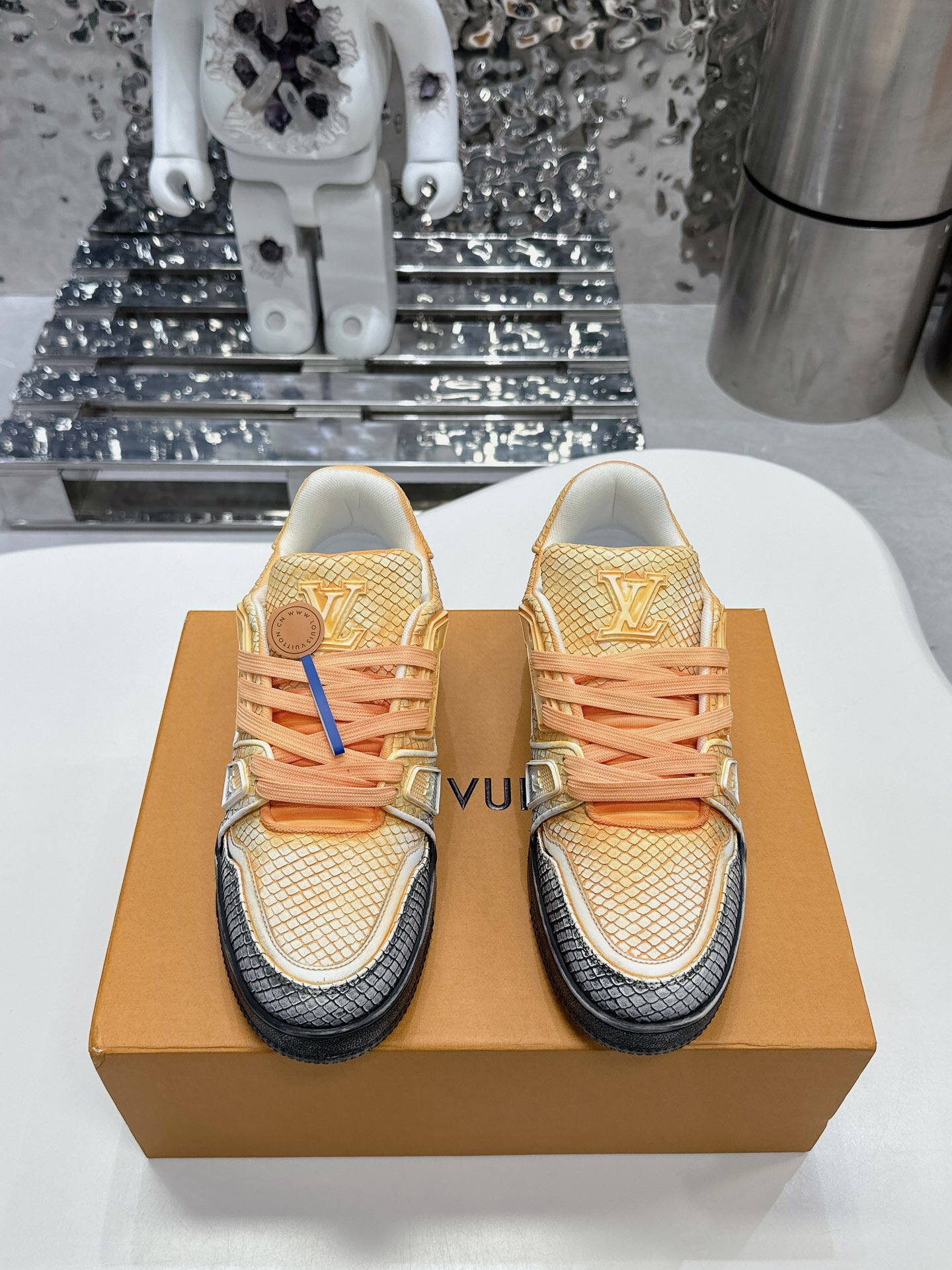 Men Women L*ouis V*uitton Top Sneaker L*V Trainer size 35-46