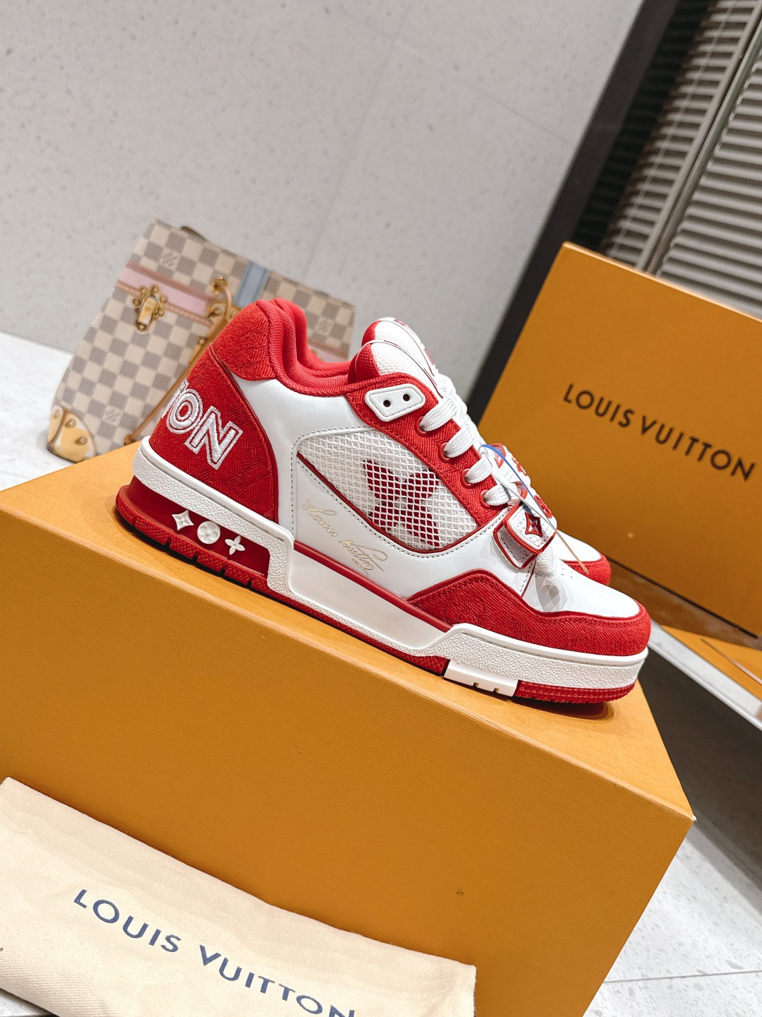 Men Women L*ouis V*uitton Top Sneaker L*V Trainer size 35-46