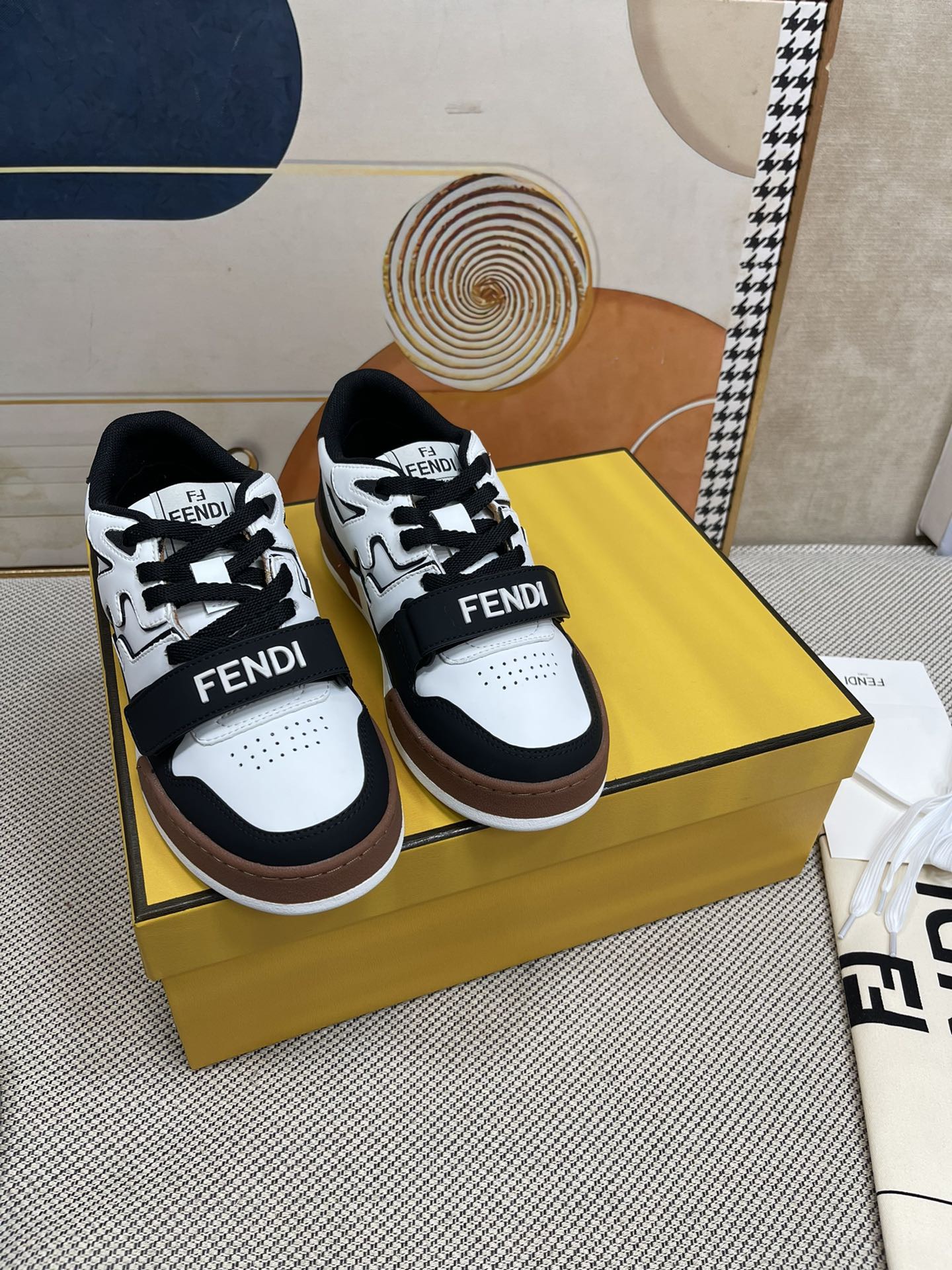 Men Women F*endi Top Sneakers size 35-46