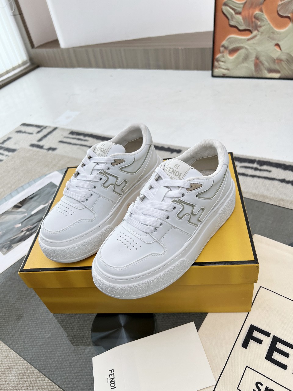 Men Women F*endi Top Sneakers size 35-46