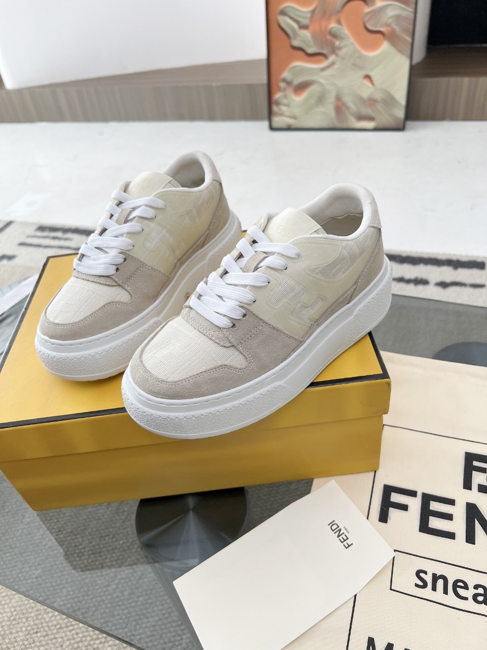 Men Women F*endi Top Sneakers size 35-46