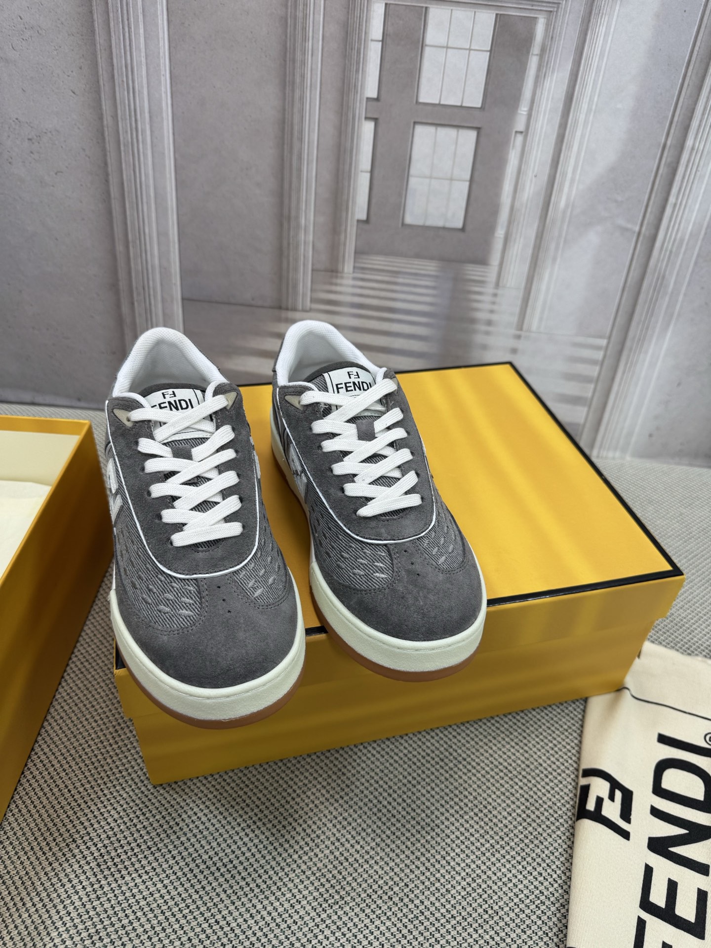 Men Women F*endi Top Sneakers size 35-46