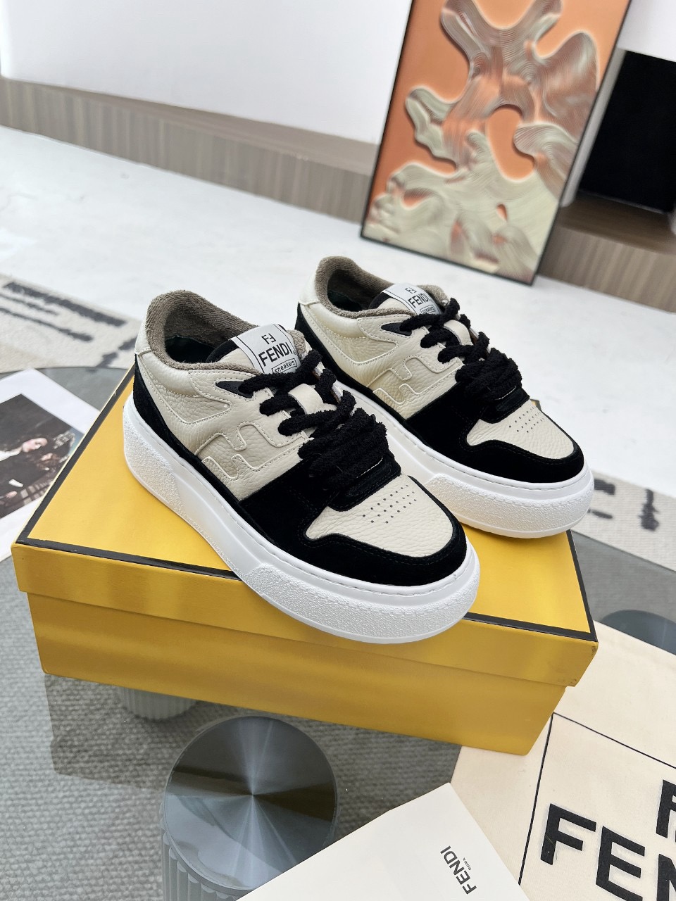 Men Women F*endi Top Sneakers size 35-46