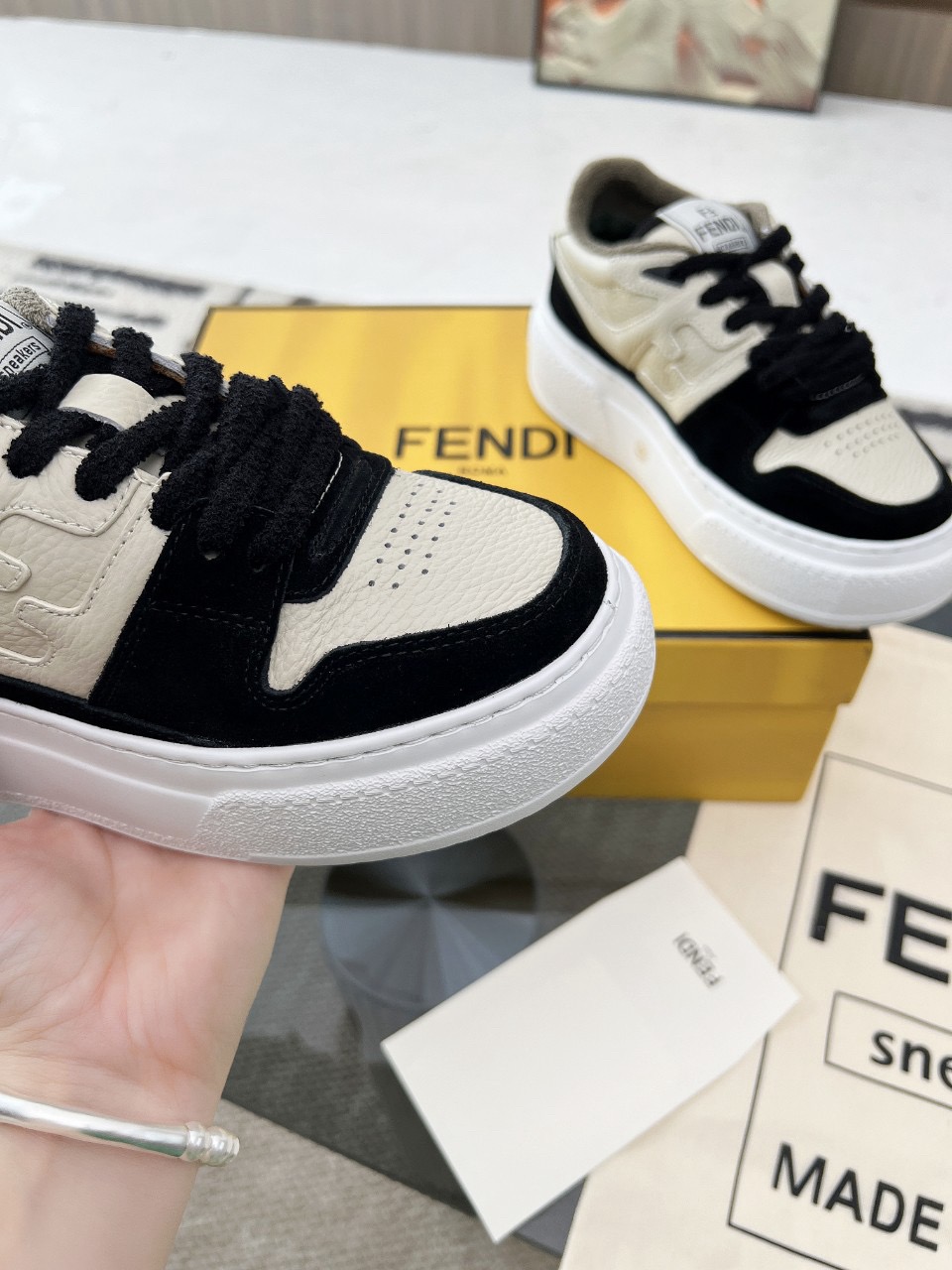 Men Women F*endi Top Sneakers size 35-46