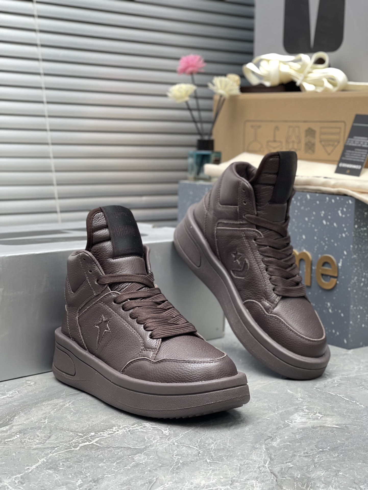 Men Women R*ICK OWENS Top SNEAKERS