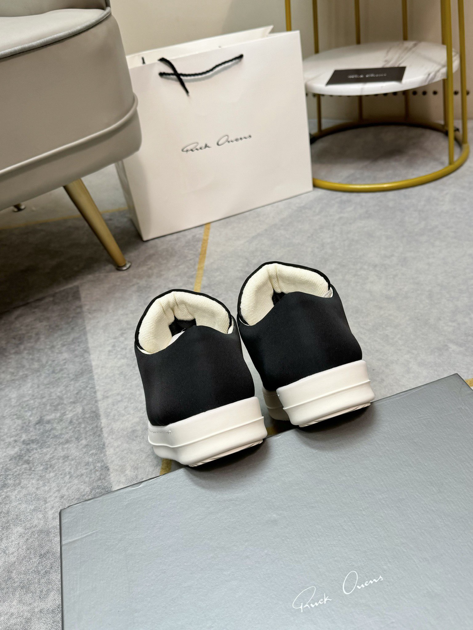 Men Women R*ICK OWENS Top SNEAKERS