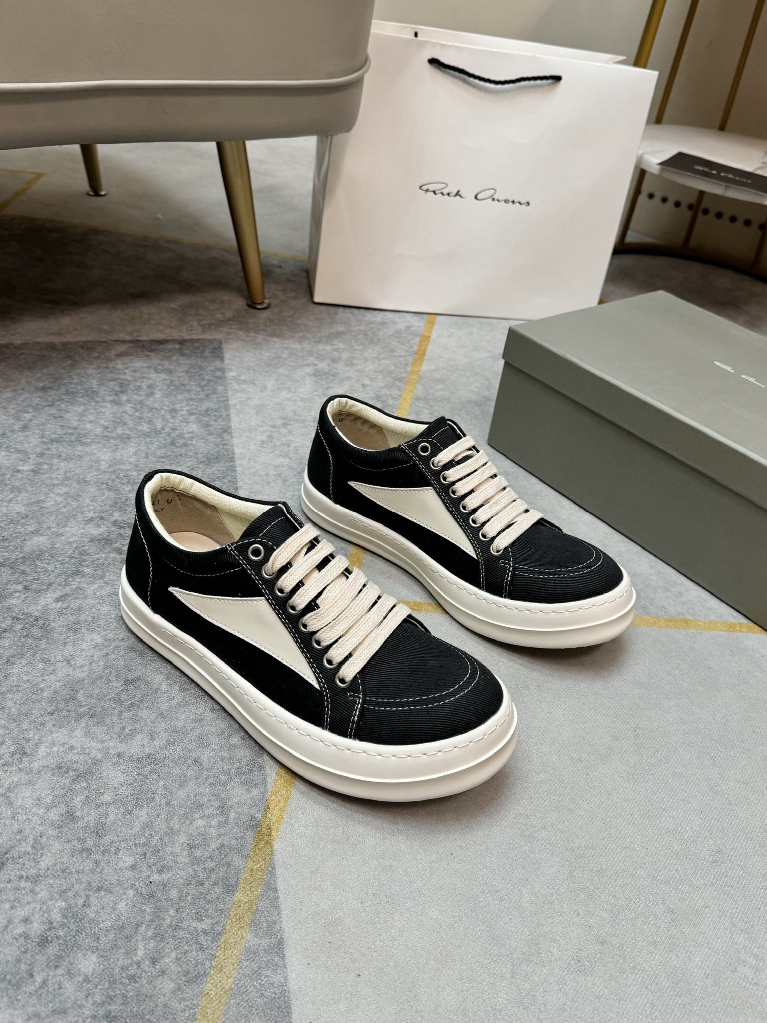 Men Women R*ICK OWENS Top SNEAKERS