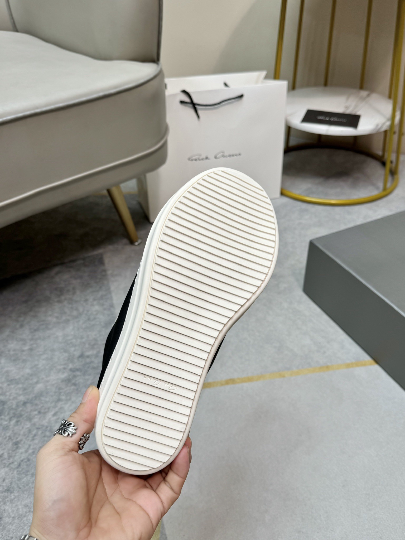 Men Women R*ICK OWENS Top SNEAKERS