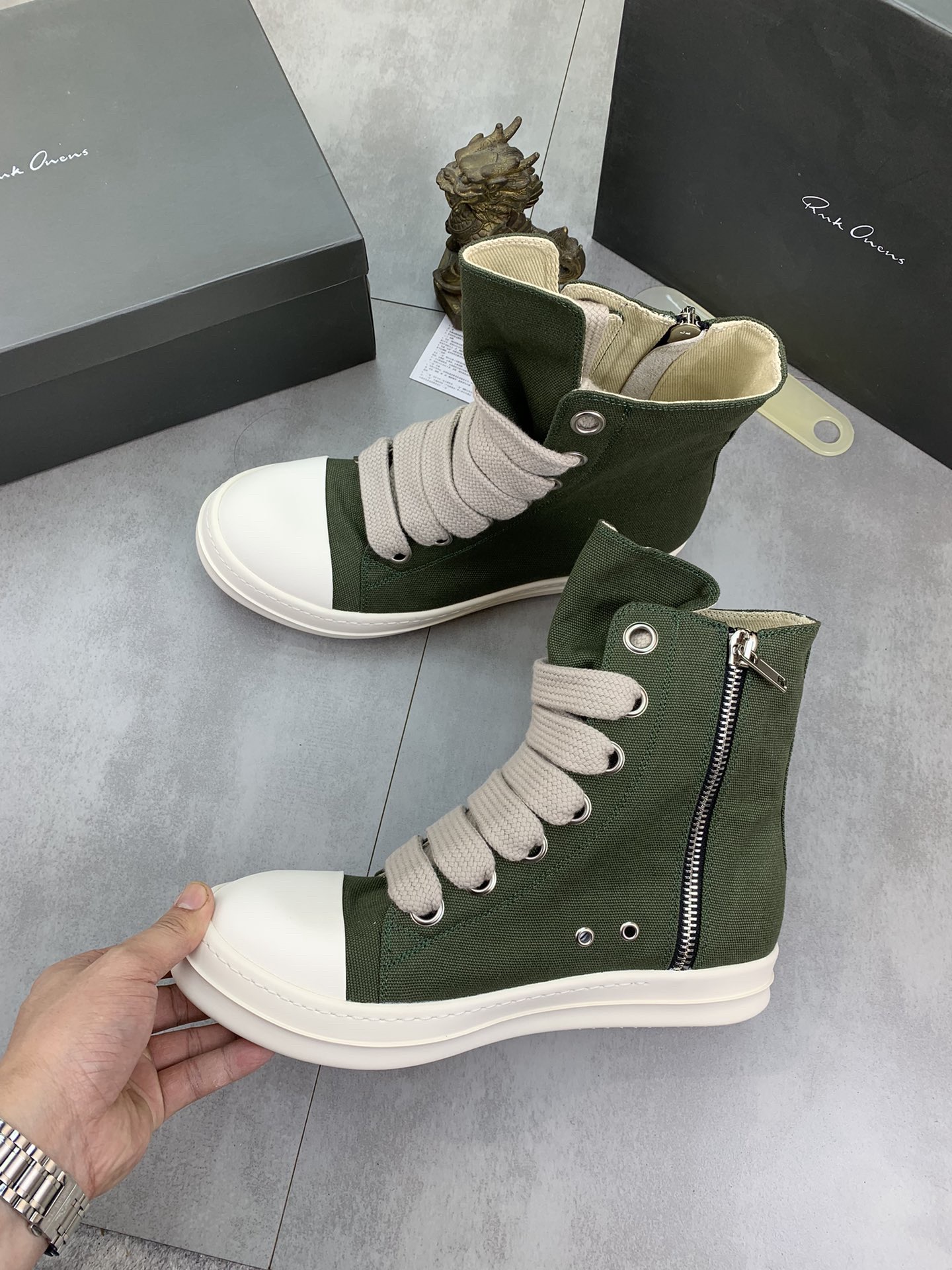 Men Women R*ICK OWENS Top SNEAKERS