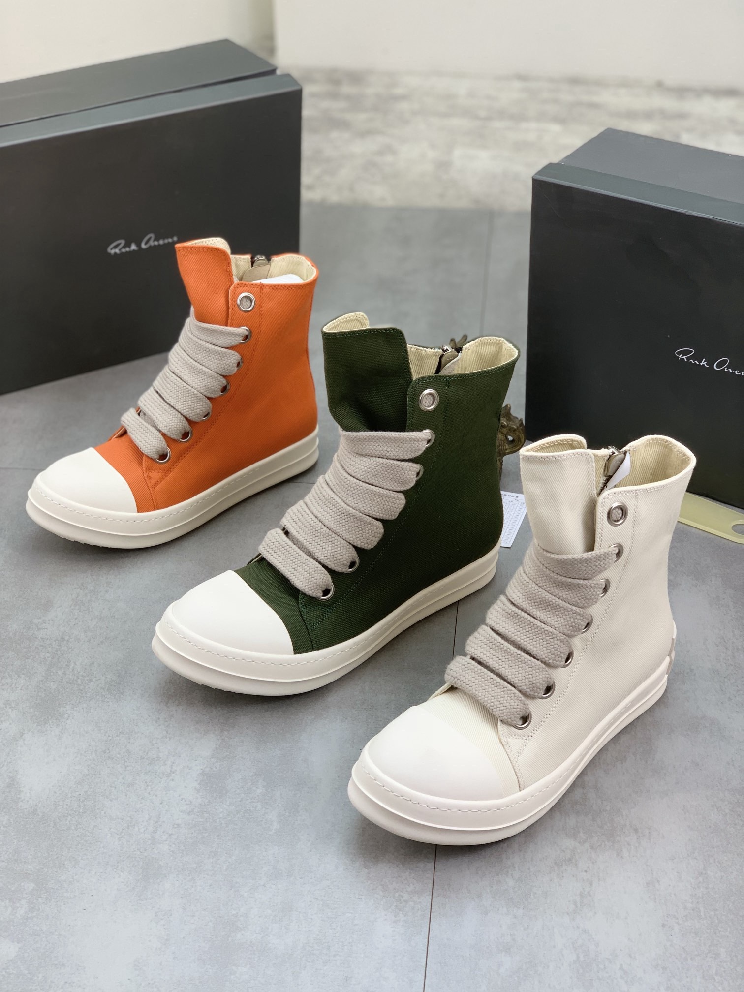 Men Women R*ICK OWENS Top SNEAKERS