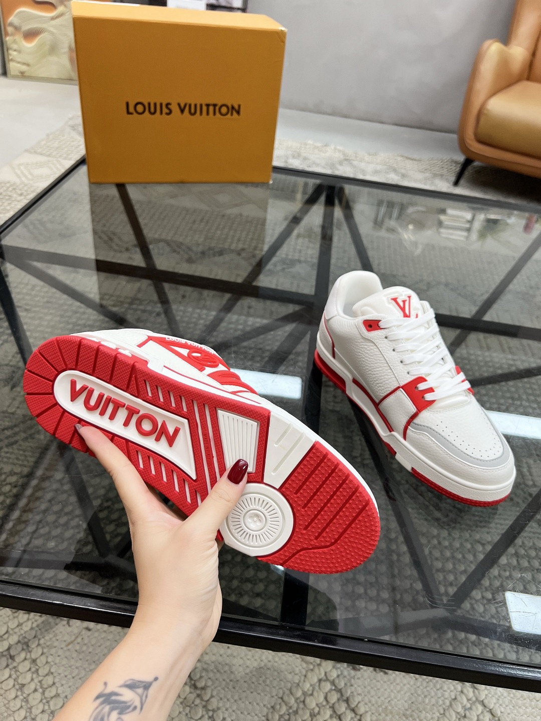 Men L*ouis V*uitton Top Sneaker L*V Shoes