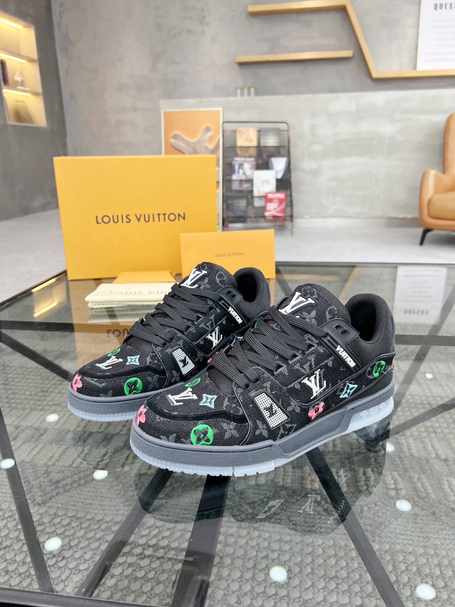 Men L*ouis V*uitton Top Sneaker L*V Shoes