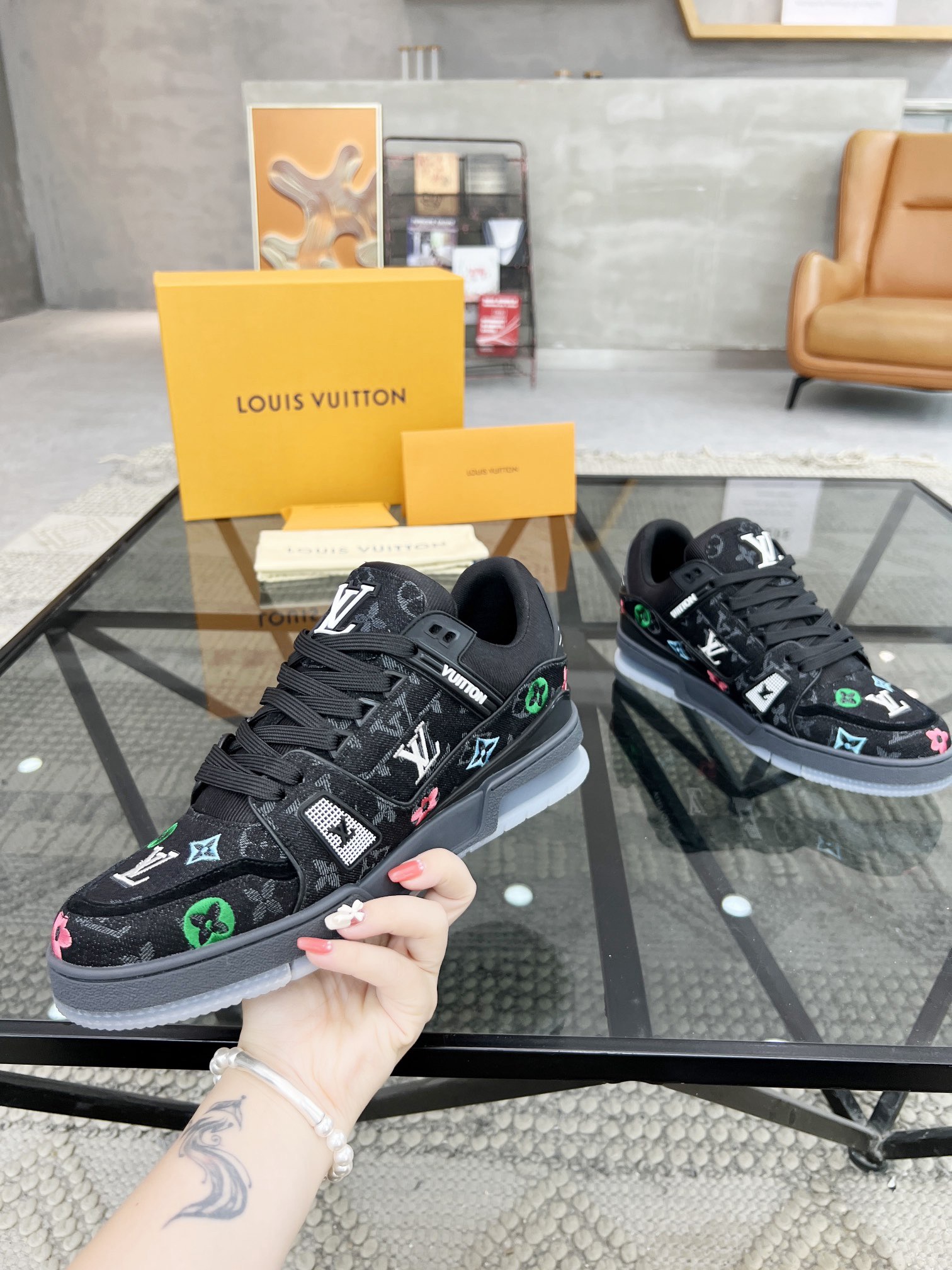 Men L*ouis V*uitton Top Sneaker L*V Shoes