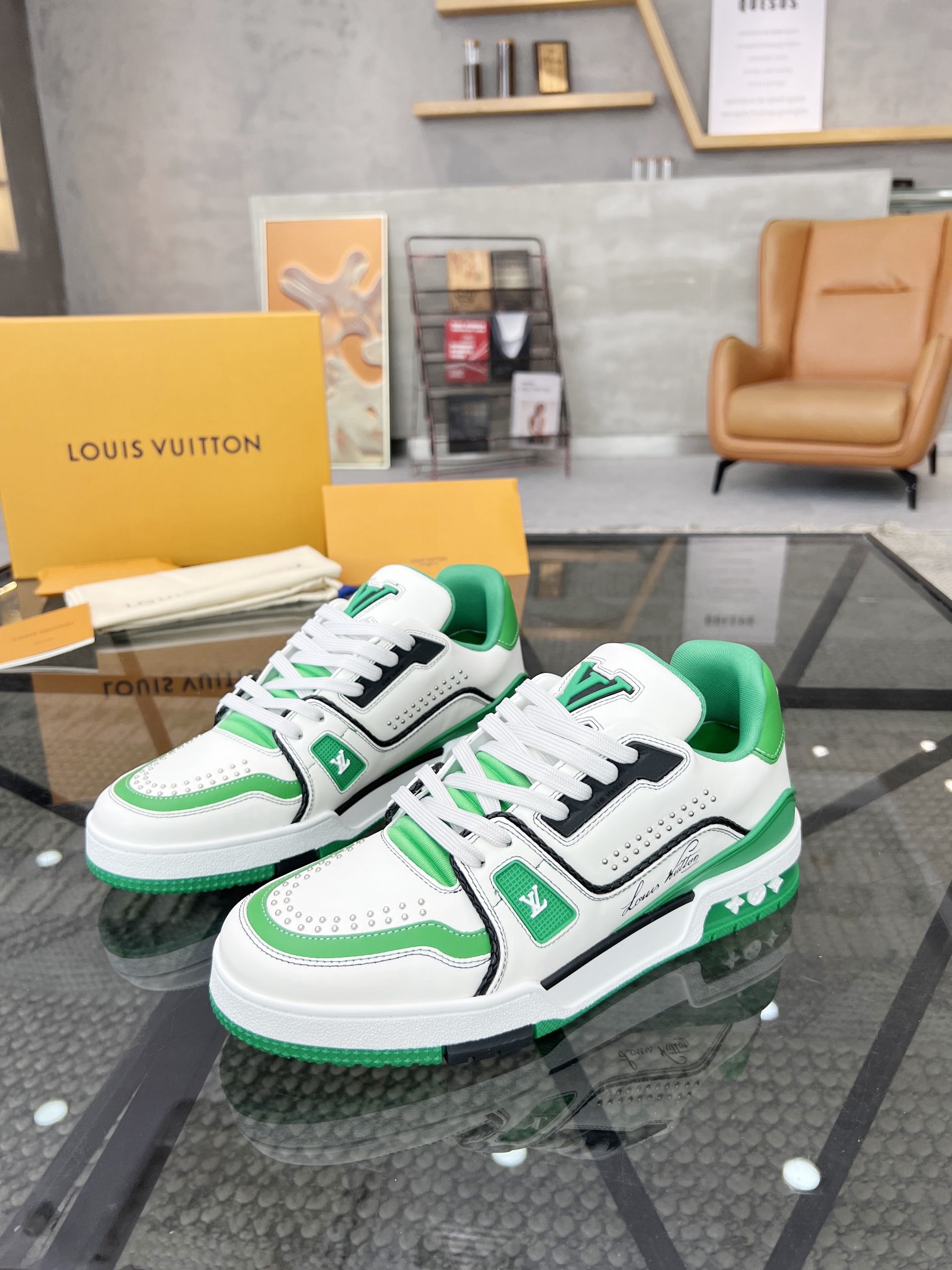 Men L*ouis V*uitton Top Sneaker L*V Shoes