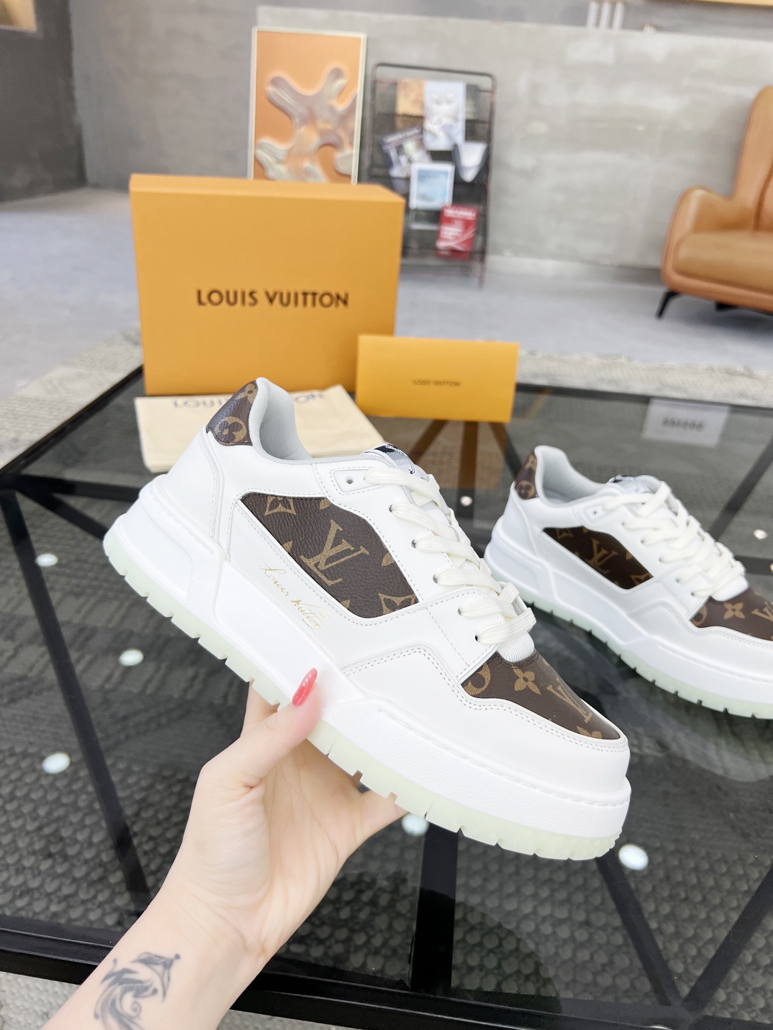 Men L*ouis V*uitton Top Sneaker L*V Shoes