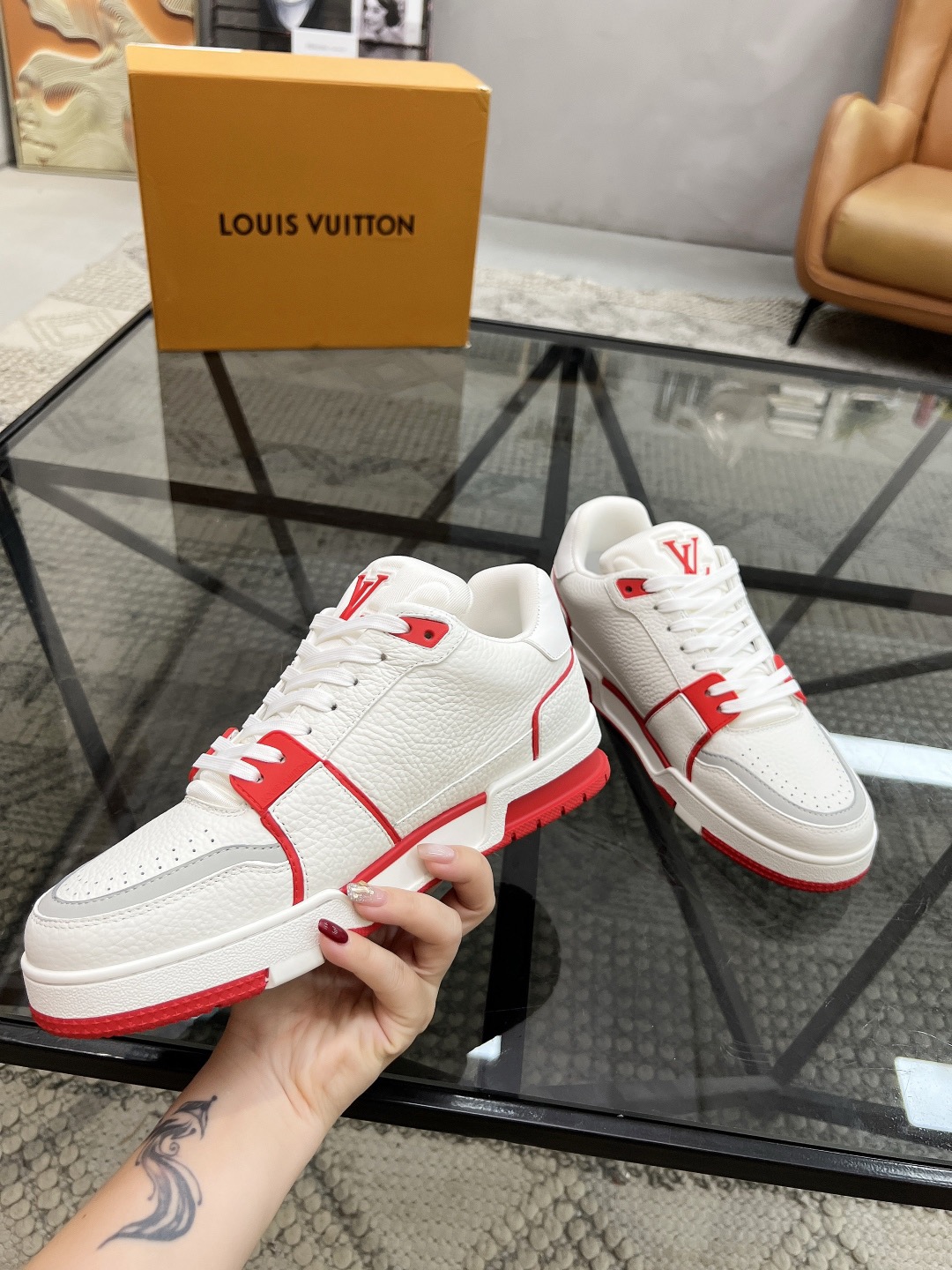Men L*ouis V*uitton Top Sneaker L*V Shoes