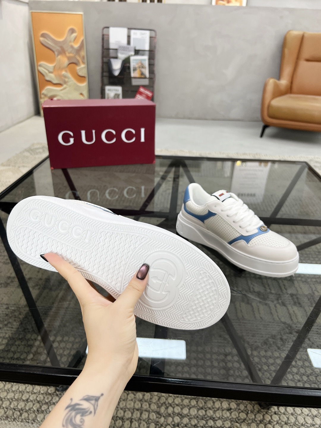Men Women G*ucci Top quality 1:1 Sneaker size 35-46