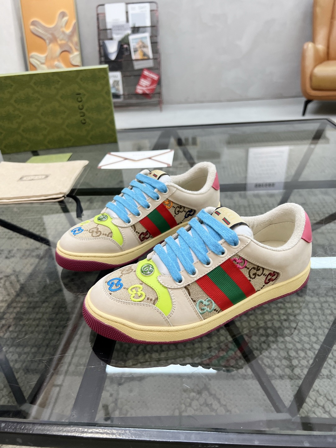 Men Women G*ucci Top quality 1:1 Sneaker size 35-46