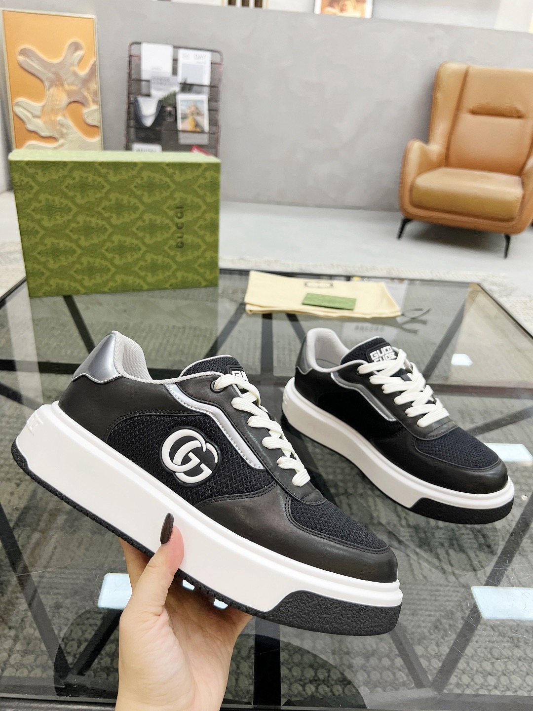 Men Women G*ucci Top quality 1:1 Sneaker size 35-46